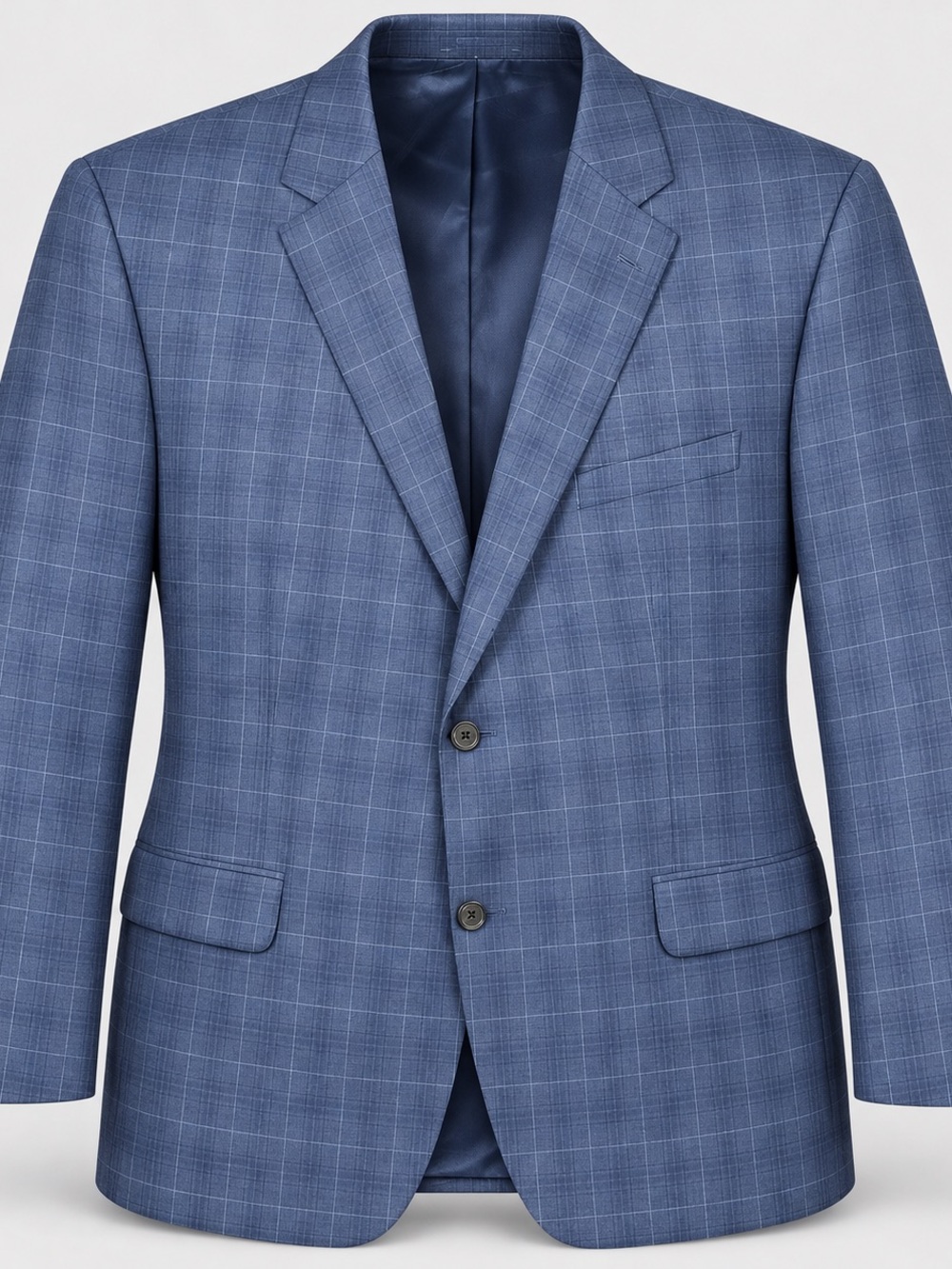 Cremieux Loro Piana Italian Wool Windowpane Blazer 50R